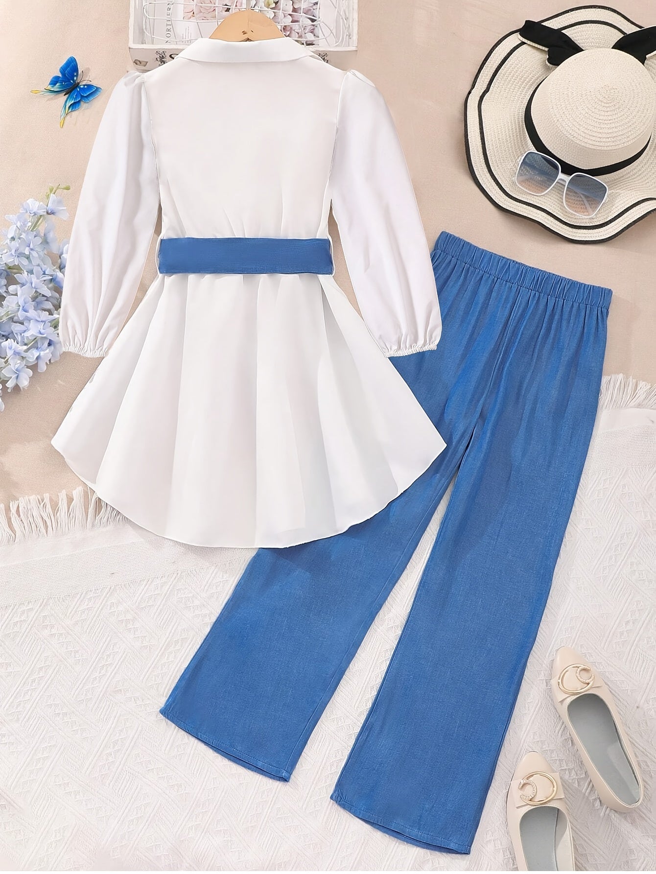 👗 2-Piece Elegant Girls' Outfit Set 🌸