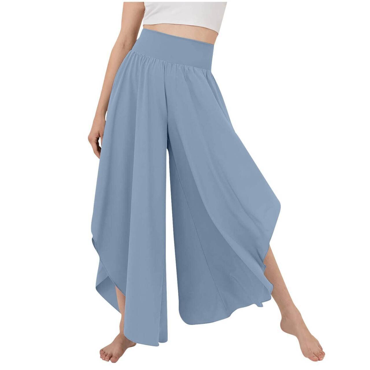 Micro La High Waist Loose Casual Pants