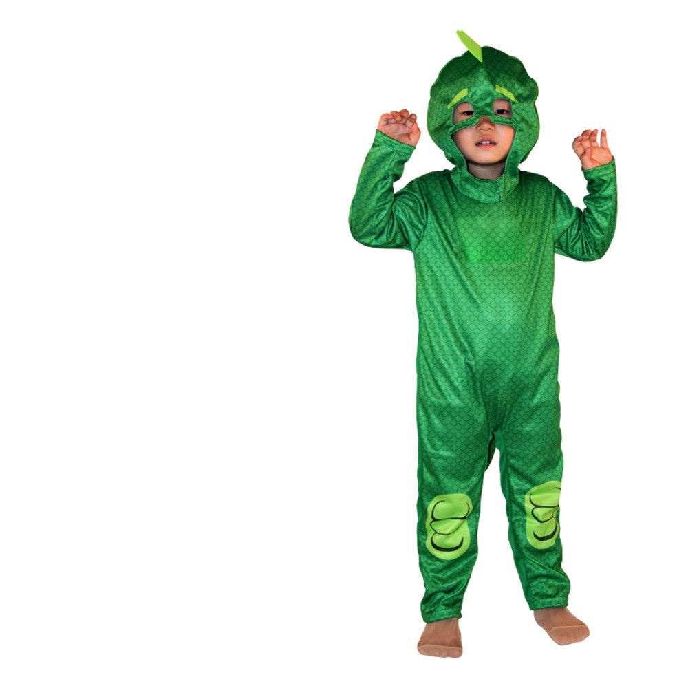 Halloween Children's Red Green And Blue Stage Performance Costume