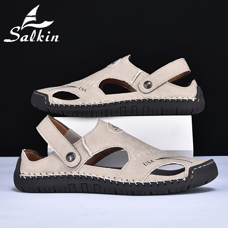 Salkin Vintage Hollow Sandals 🌊👣