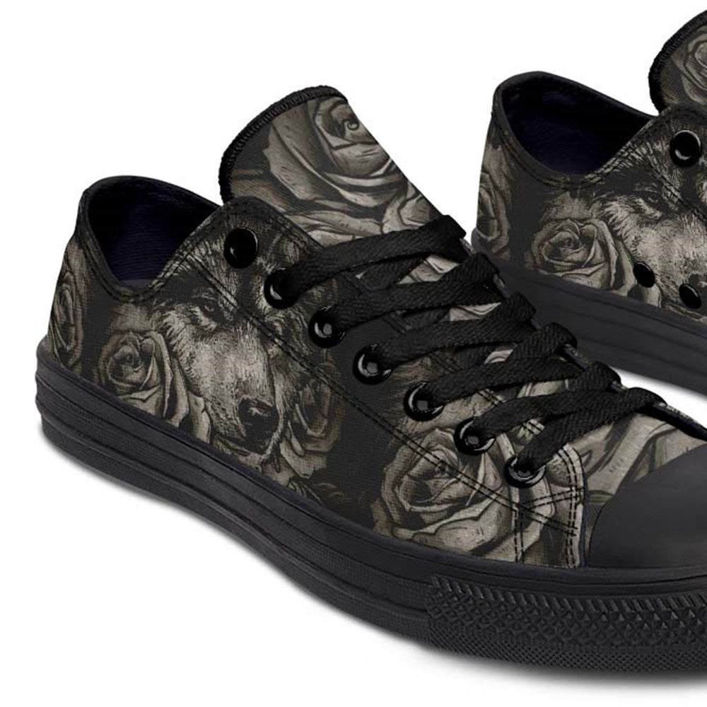 Fashion Print Couple Low-Top Canvas Shoes