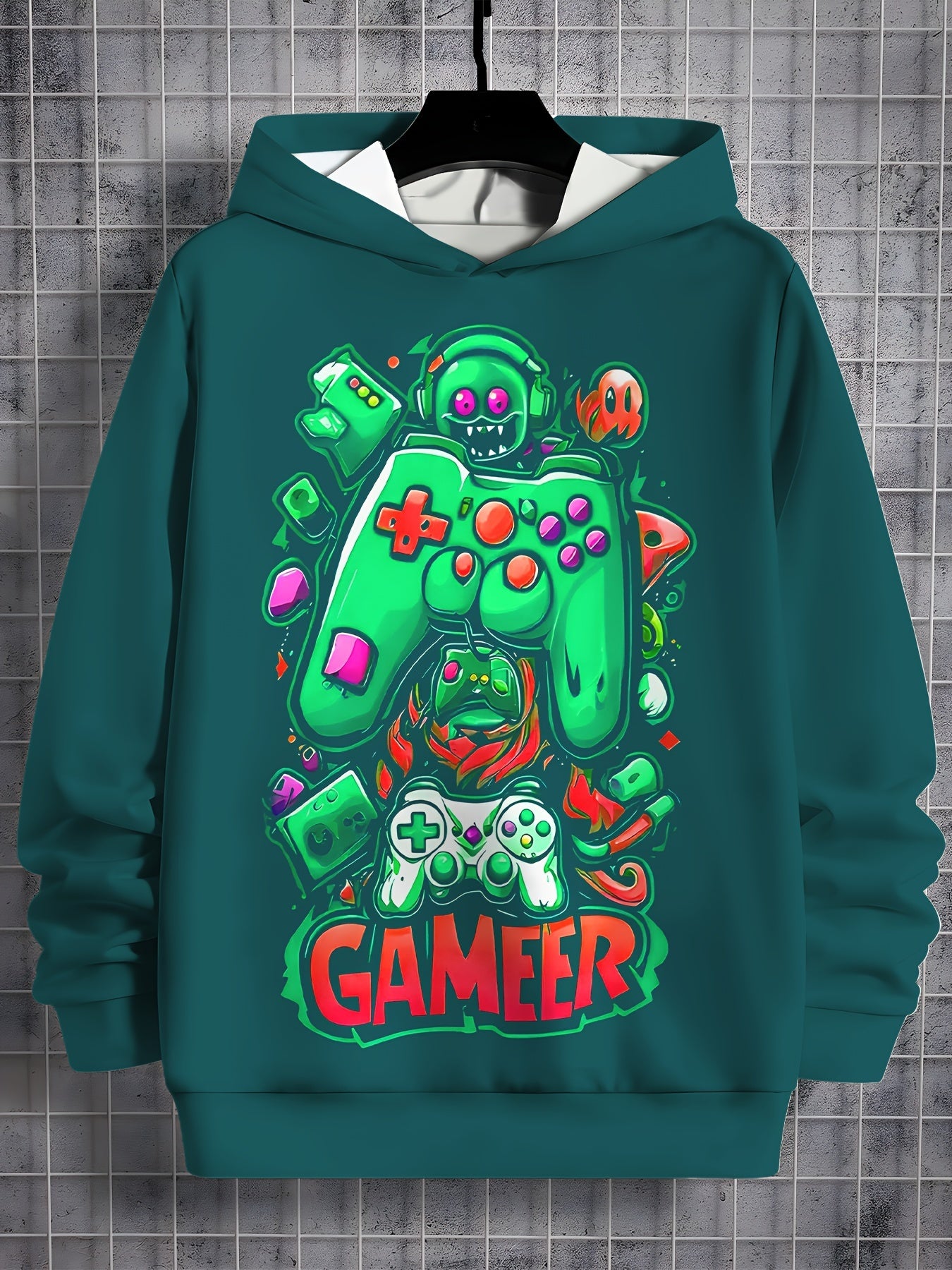 🎮 Boys' Cool Gamer Hoodie