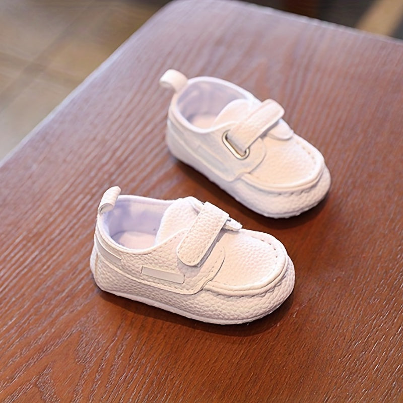 👶 First Walker Shoes: Lightweight Hook-and-Loop Fastener Shoes for Baby Boys