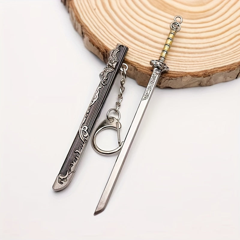 7-Piece Mini Sword Keychain Set ⚔️