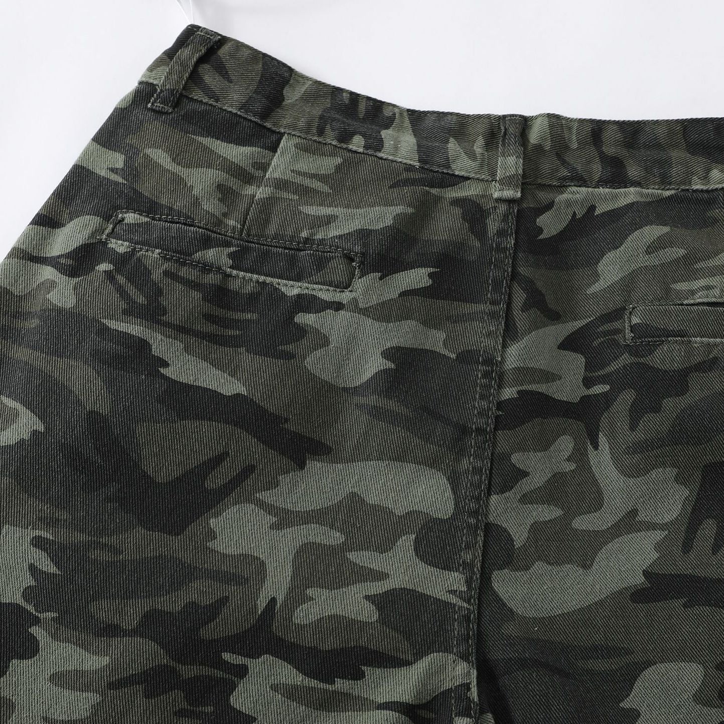 American Vintage Street Trendy Camouflage Workwear Trousers