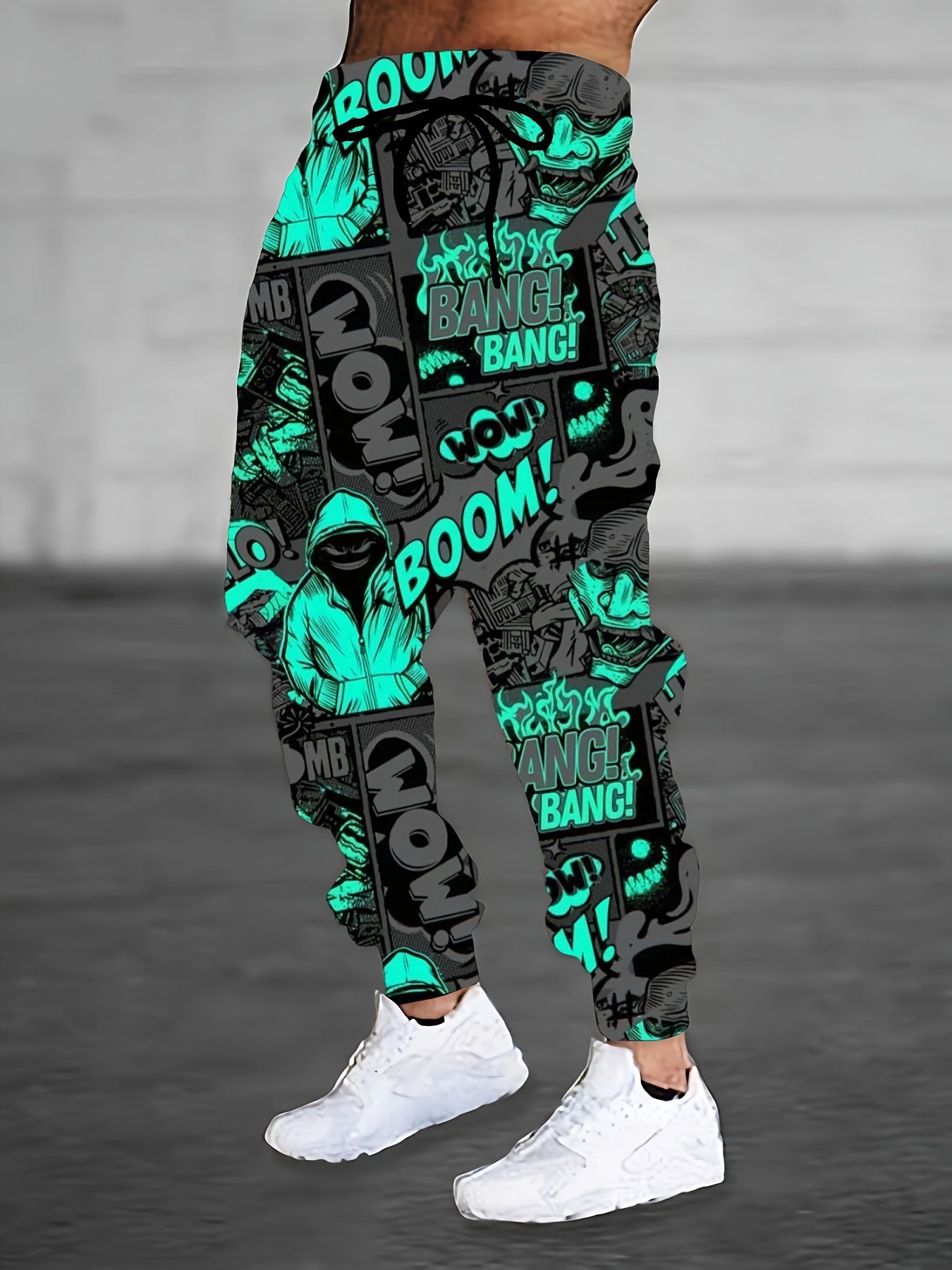 Comic Hooded Graphic Sweatpants