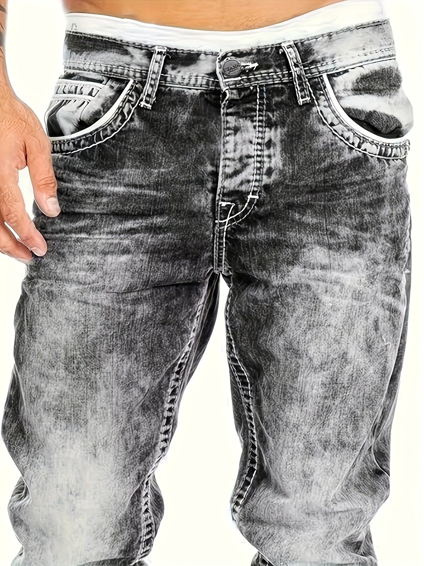 Men's Slim Fit Hip-Hop Jeans 🎶👖