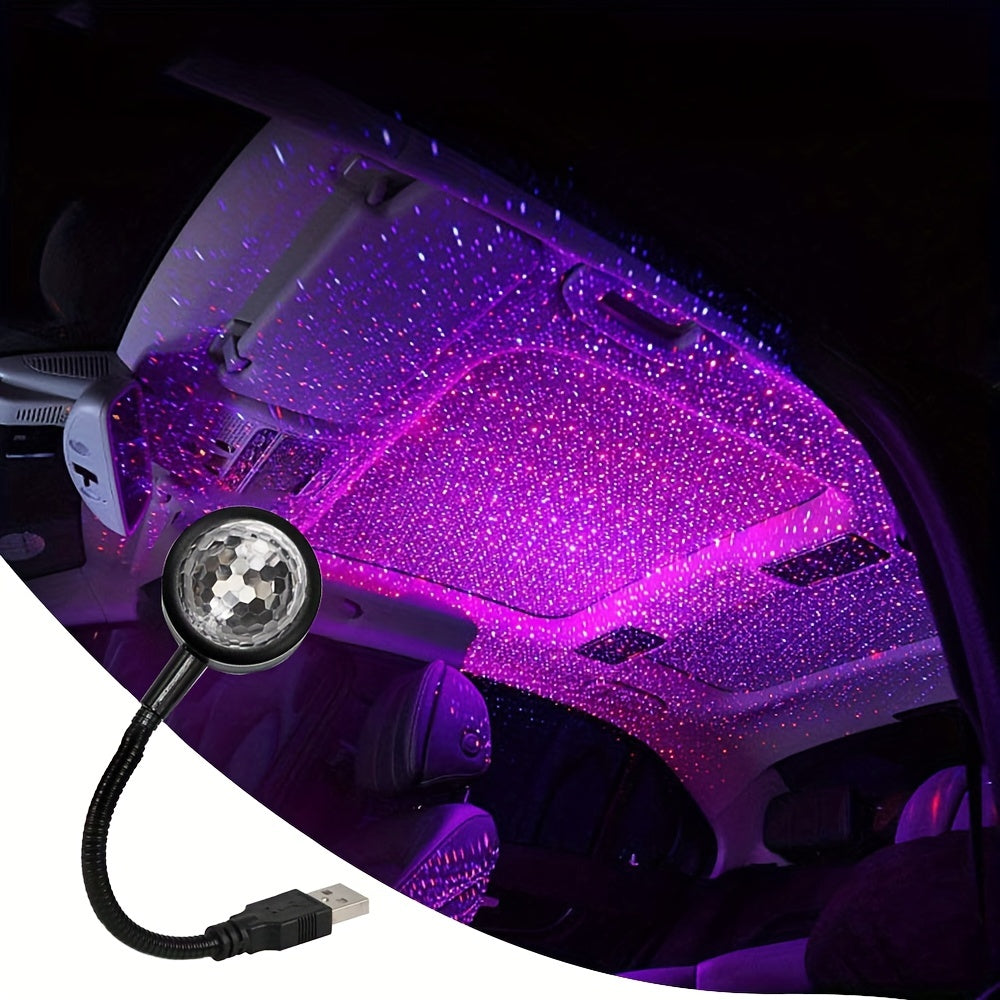 Rhythm Glow USB Car Projector