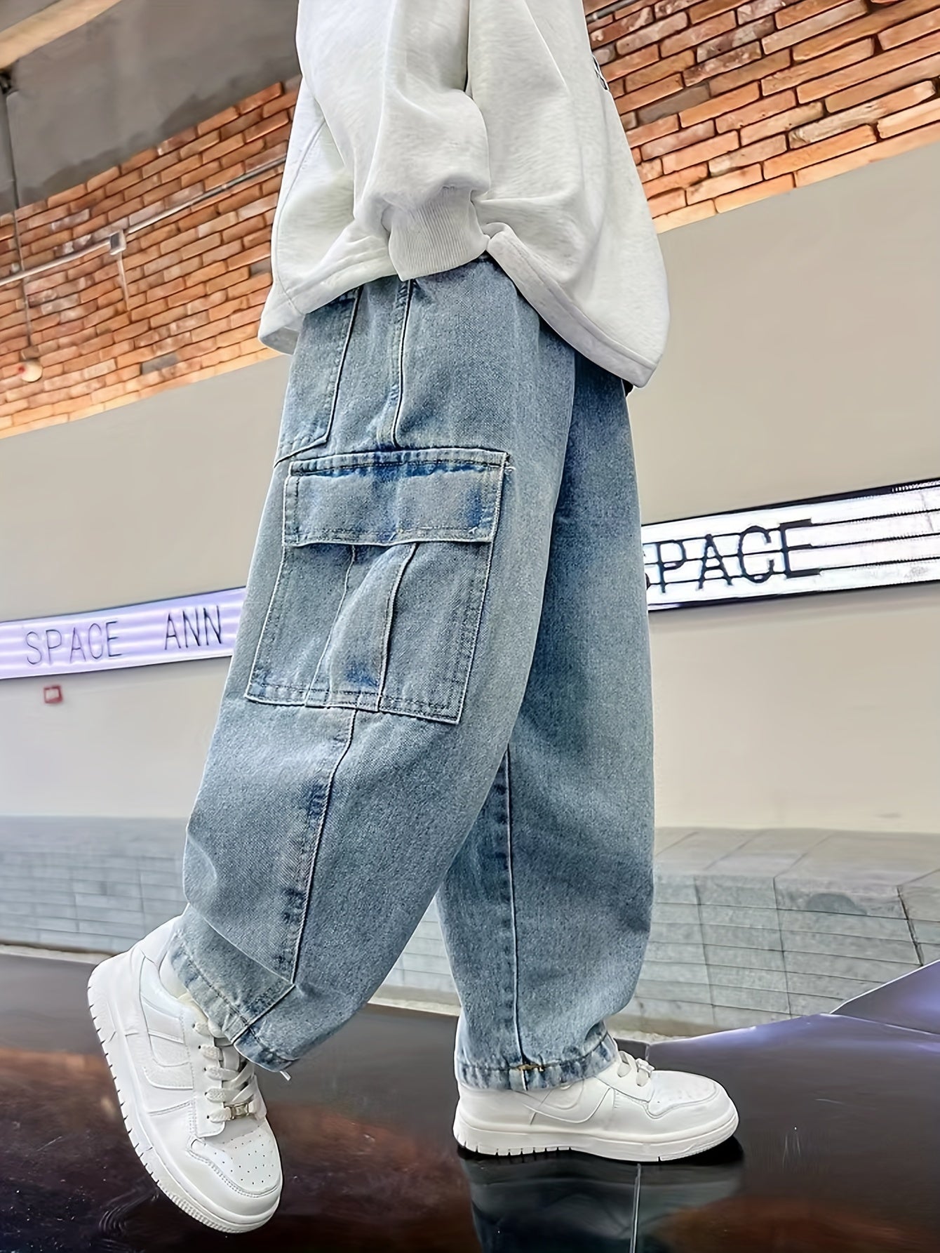 🩳 Trendy Baggy Cargo Pants for Boys 🌟