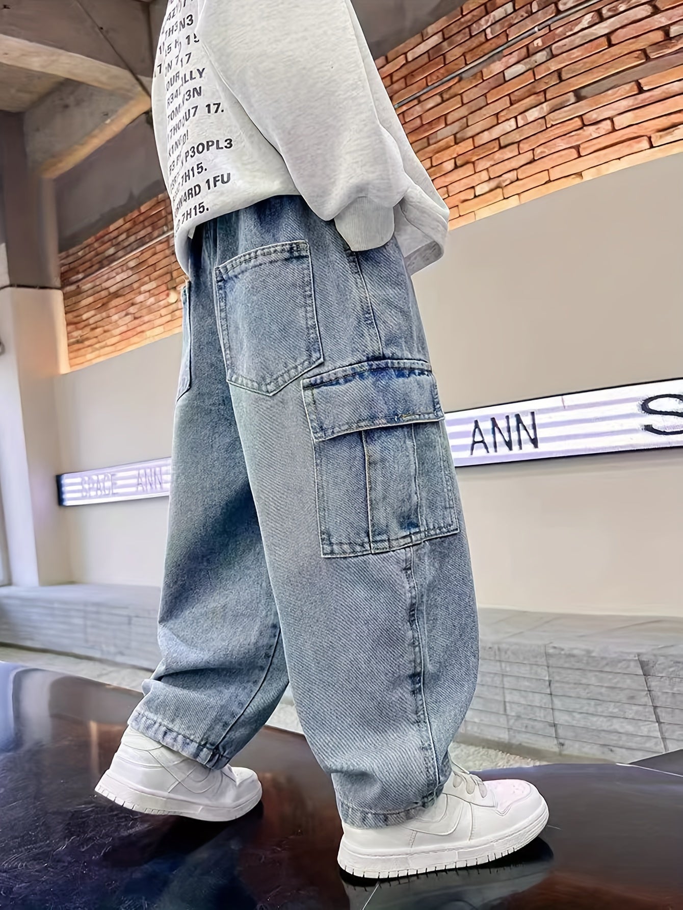 🩳 Trendy Baggy Cargo Pants for Boys 🌟