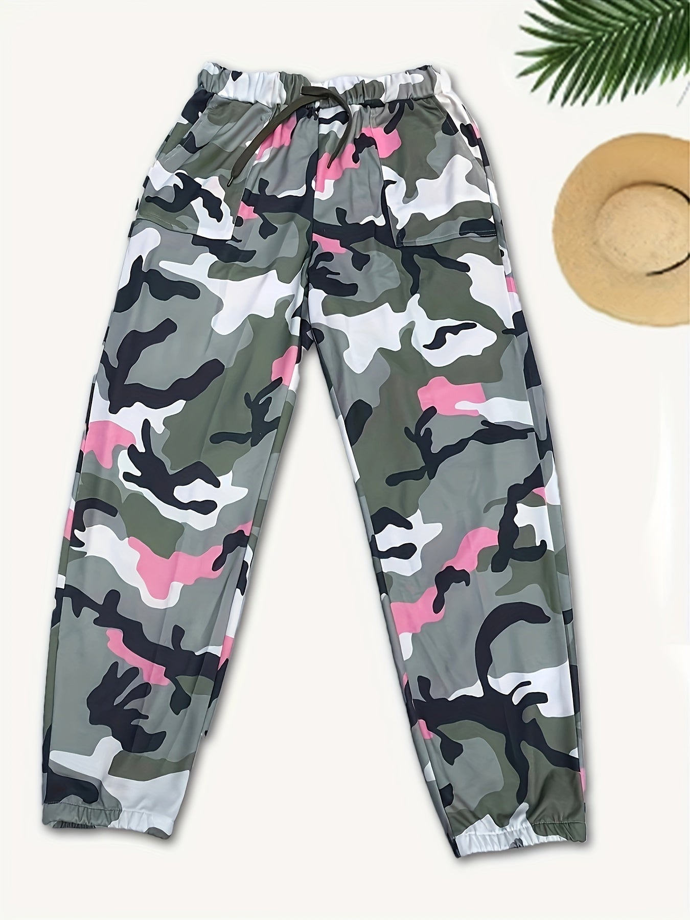 🌿 Camo Chic Jogger Track Pants