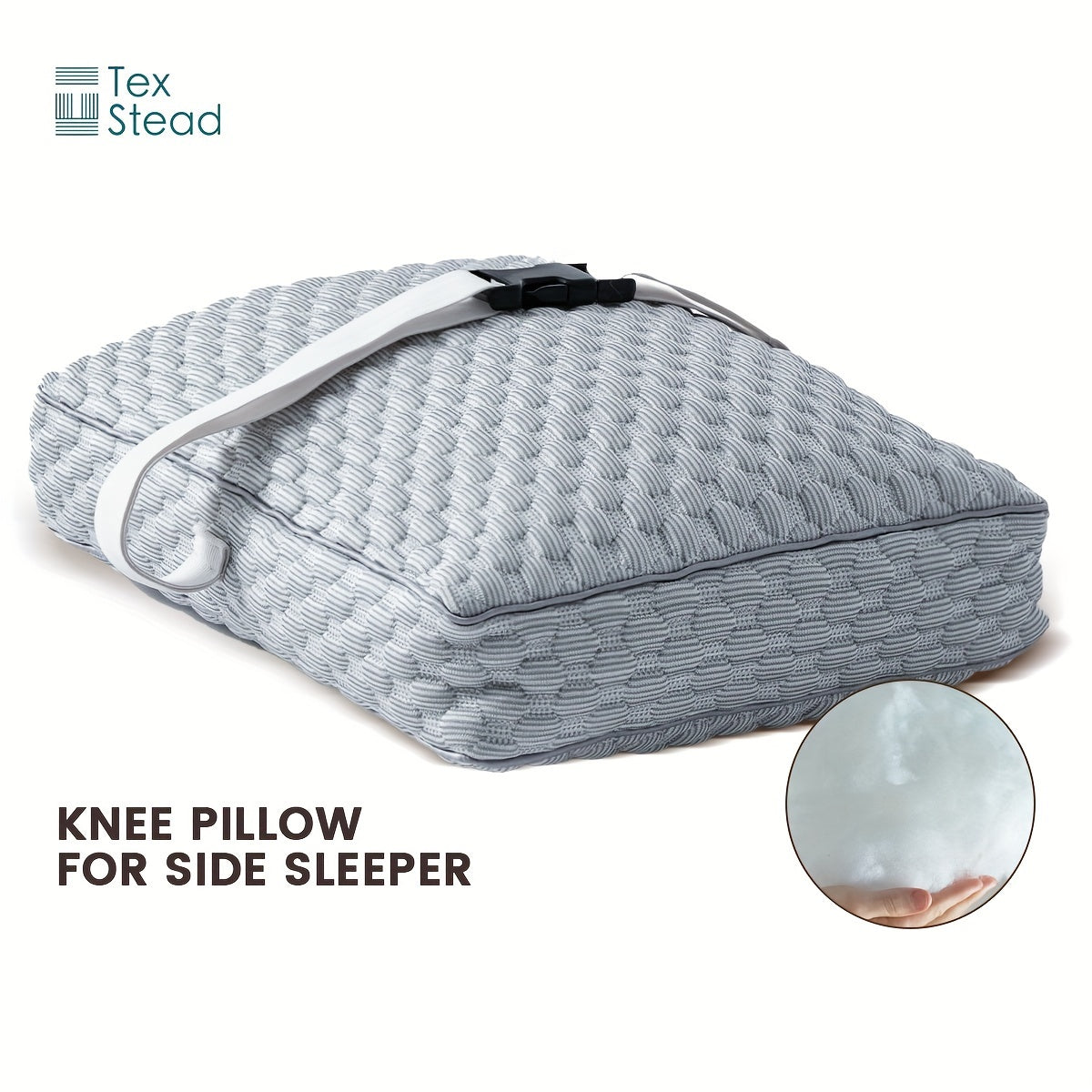 🛏️ TEXSTEAD Comfort Align Knee Pillow 🌟