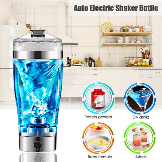 Power Mix USB Electric Protein Shake Blender: Sports and Fitness Charging Shaker Cup