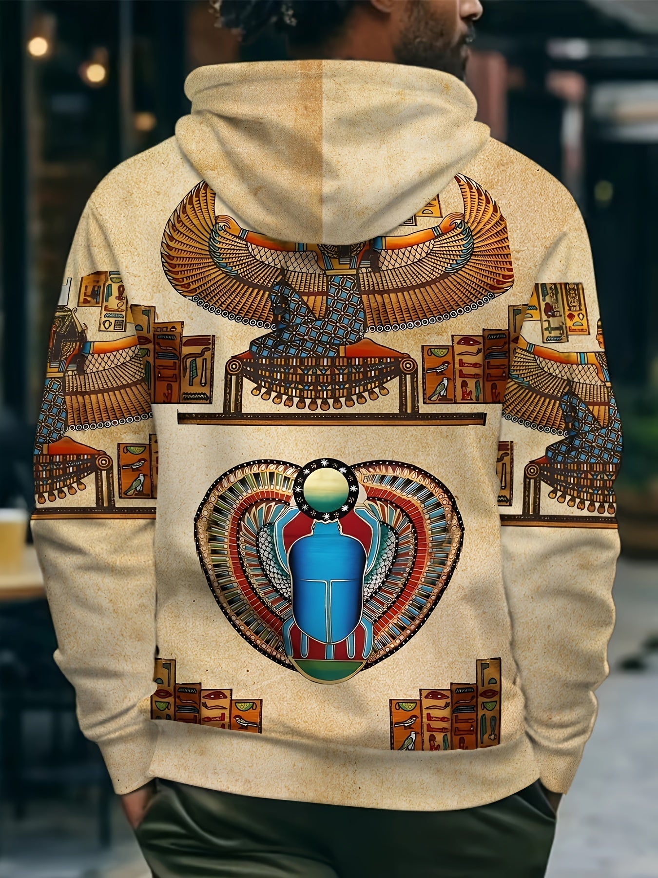 👑 "Pharaoh Vibes" Zip-Up Hoodie Jacket 🌼