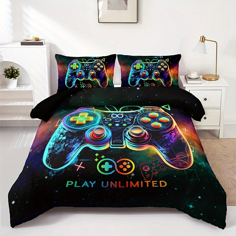 Stylish Gamepad Duvet Cover Set 🎮🛏️