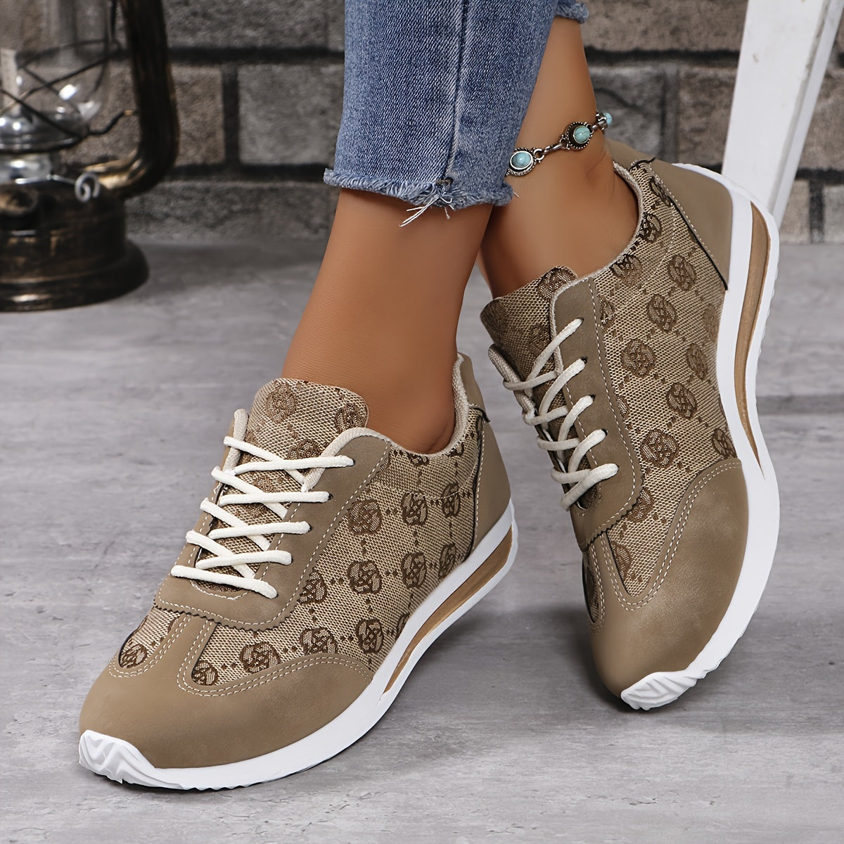 Women's Flower Pattern Sneakers 🌼👟