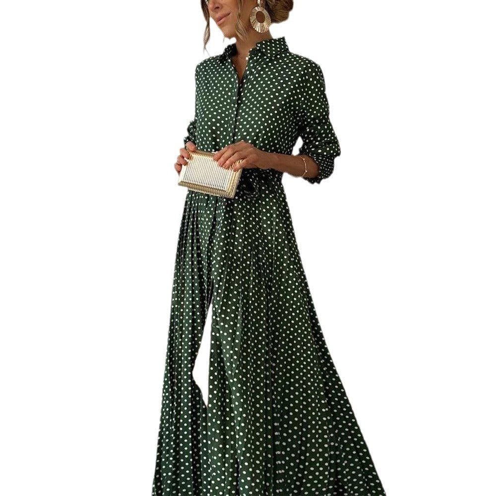 Fashion Polka Dot Women's Clothing Dress