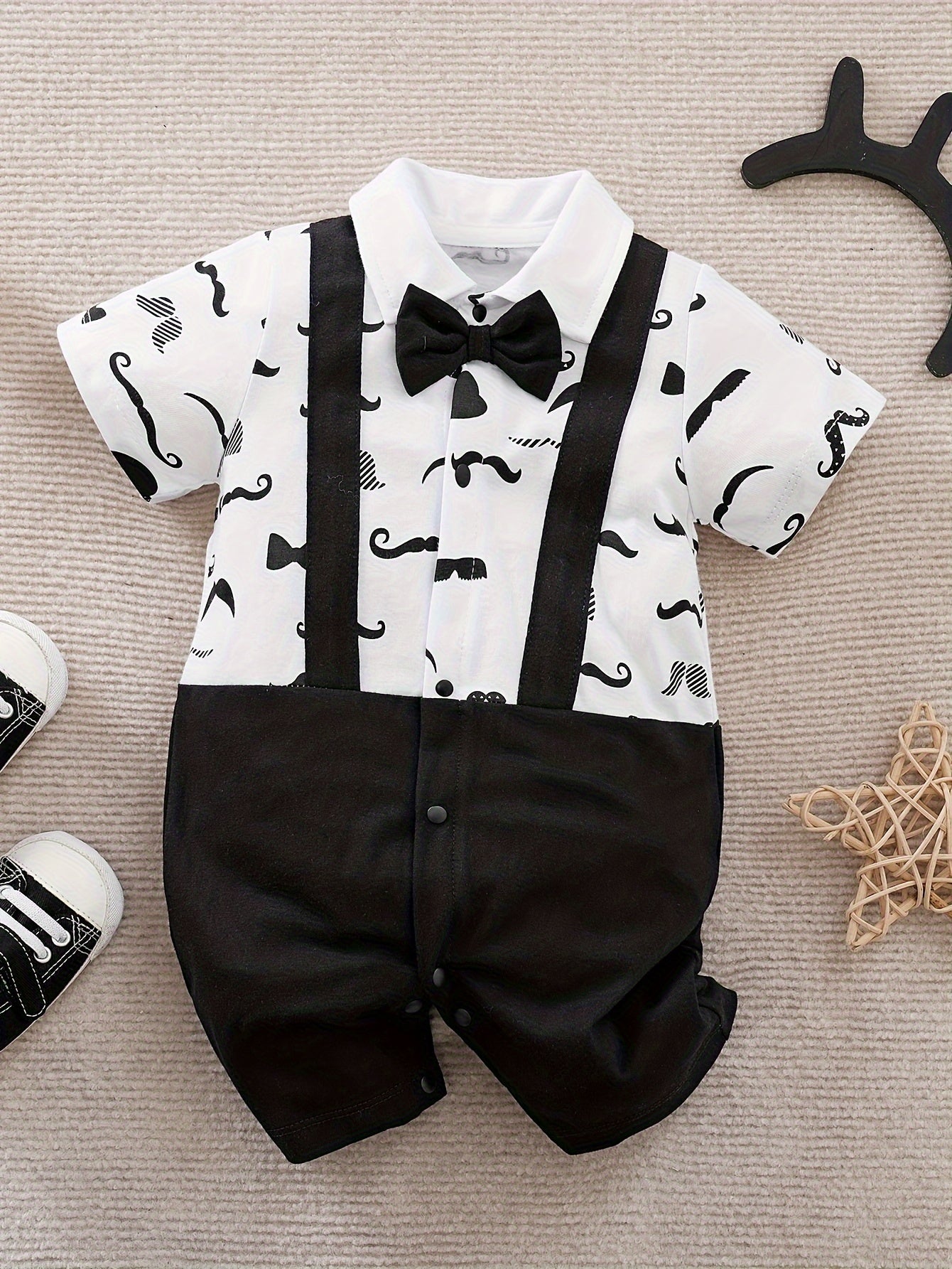 Little Gentleman Romper 🎩👶