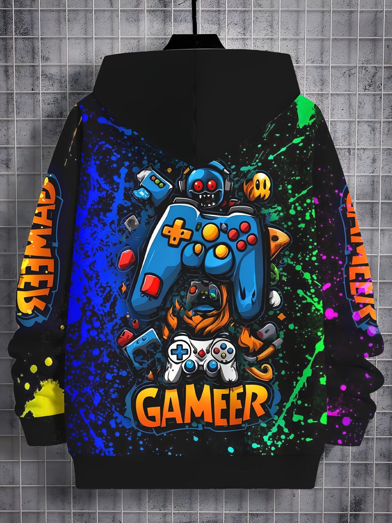 🎮 Boys' Cool Gamer Hoodie