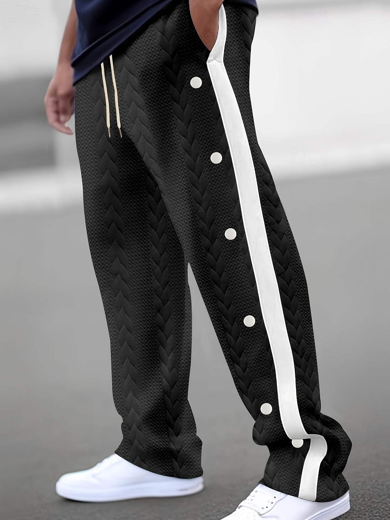 Sport Flex Striped Drawstring Pants