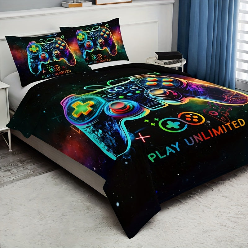 Stylish Gamepad Duvet Cover Set 🎮🛏️