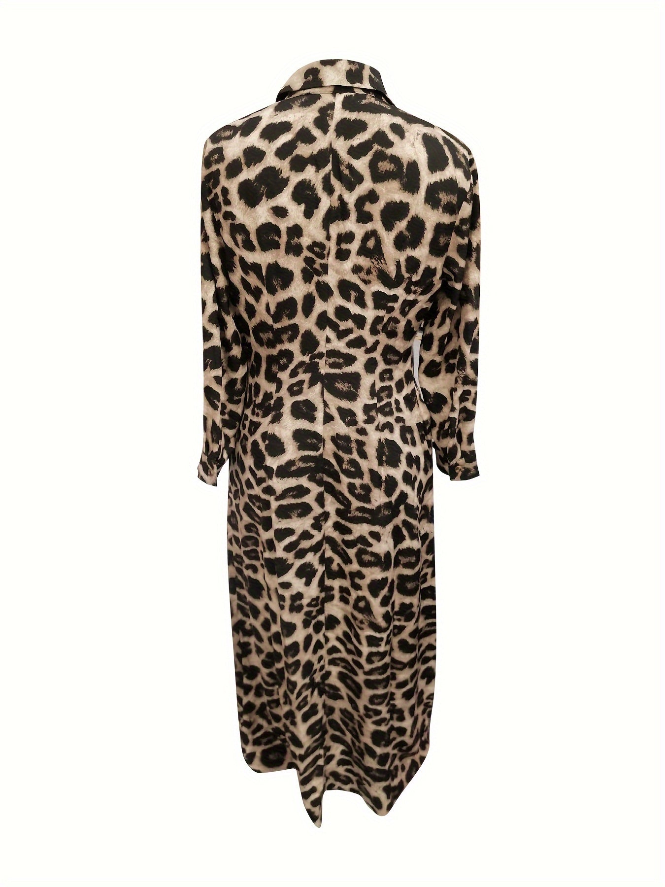 🐆 Leopard Print Button Front Dress 🌿