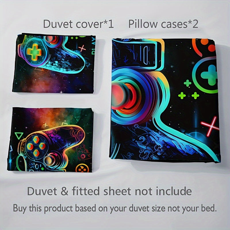 Stylish Gamepad Duvet Cover Set 🎮🛏️