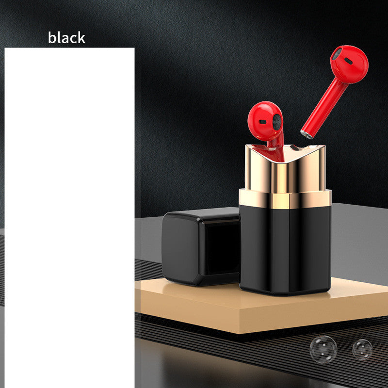 Luxe Tune Lipstick Bluetooth Earphones: Fashionable In-Ear Noise Reduction