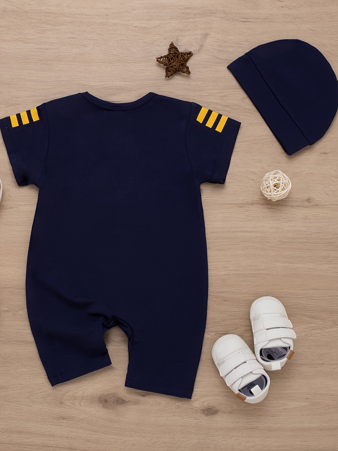 👶 Pilot Pattern Onesie for Baby Boys ✈️🍼