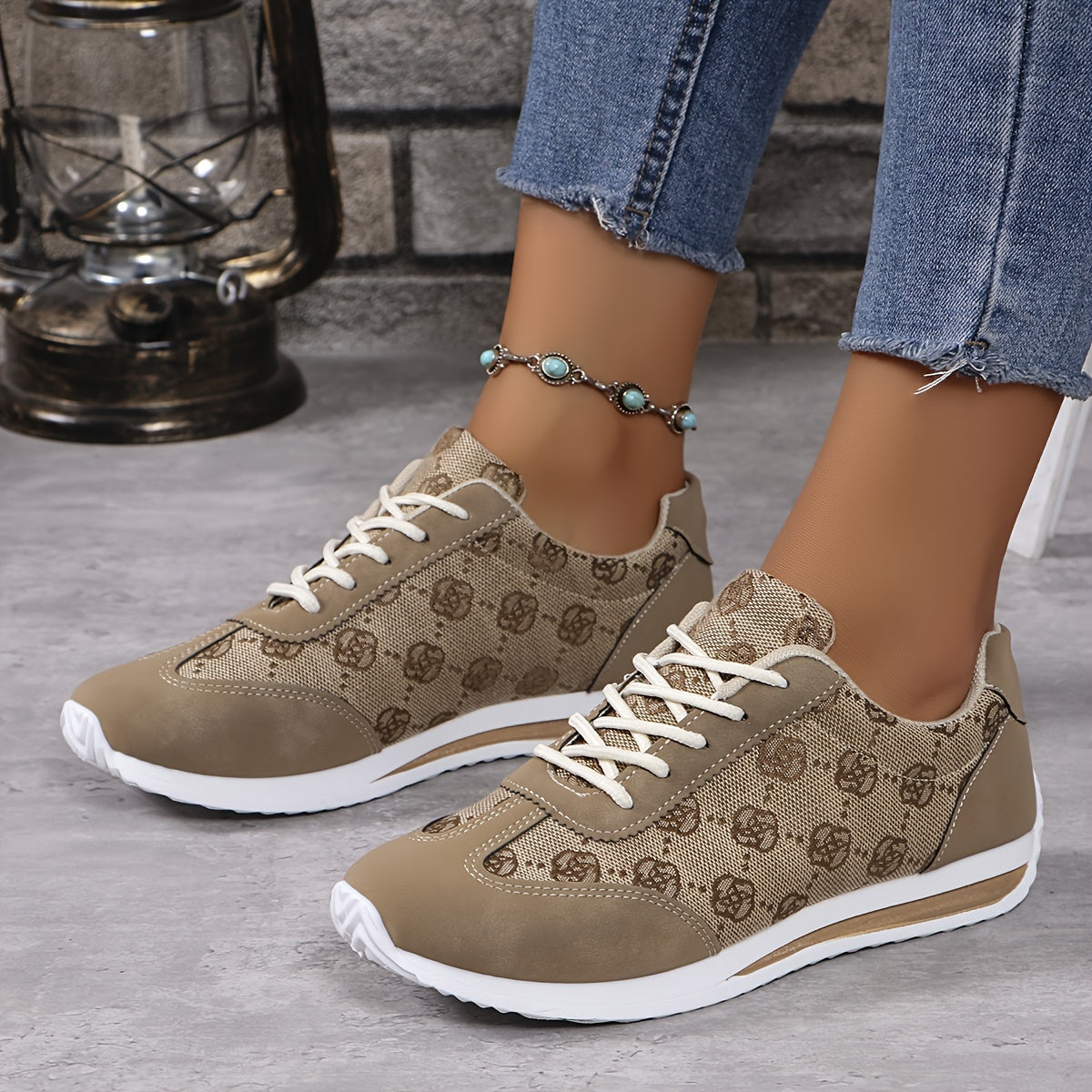 Women's Flower Pattern Sneakers 🌼👟