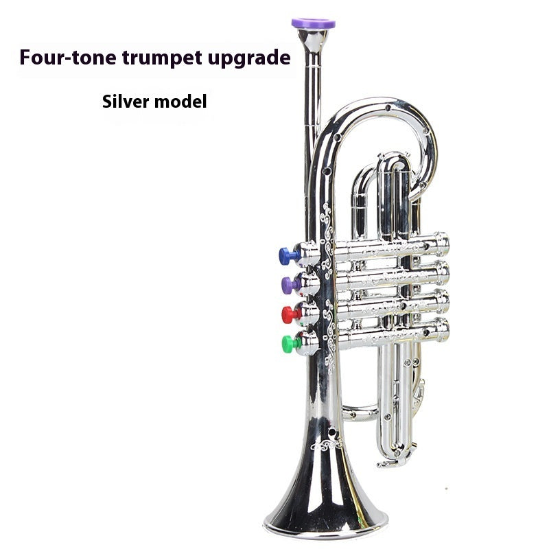 Children's Simulation Musical Instrument Toy Eight-tone Saxophone Four-tone Horn Band Simulation Toy Music Equipment