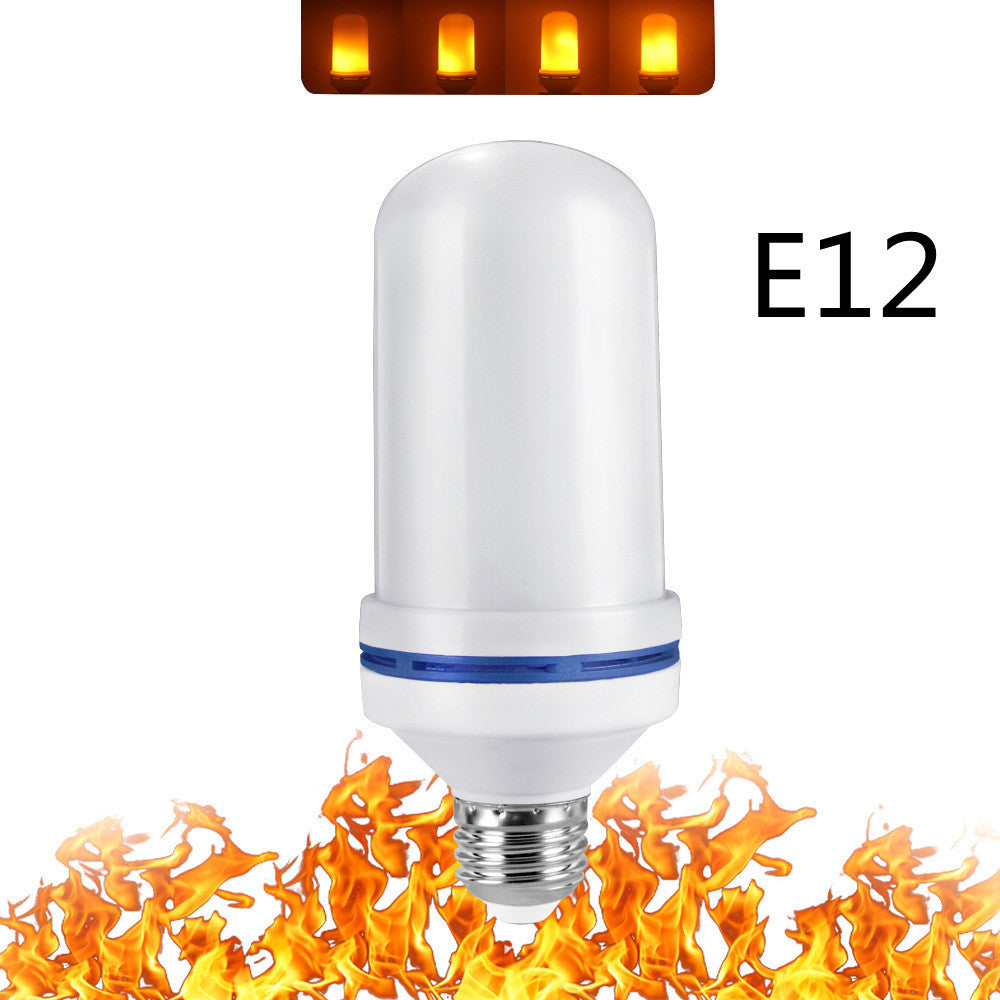 Flame Glow LED Bulb: Simulation Flame Light with Three Gear Adjustment for Ambiance Enhancement