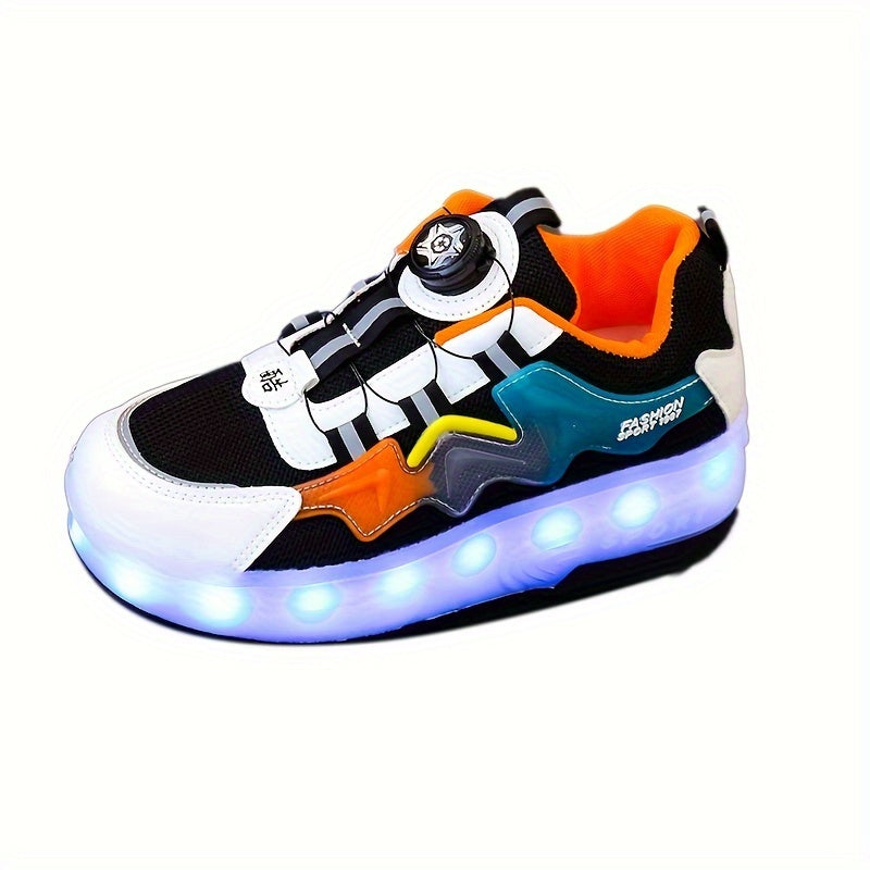 Trendy Light-Up Roller Skateboard Shoes 🔥🛹