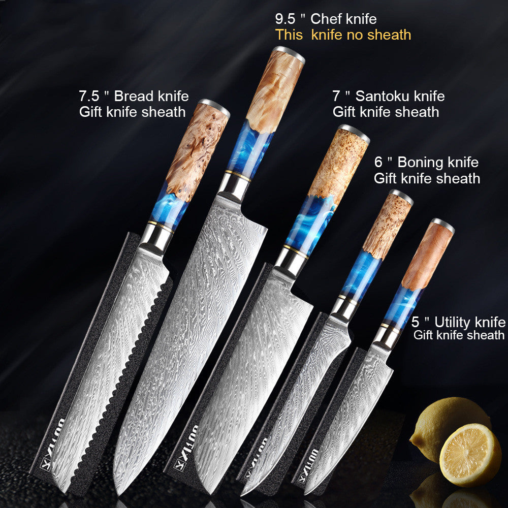 Culinary Edge Knife Set: Chef's Knife and Meat Chopping Knife for Masterful Cooking