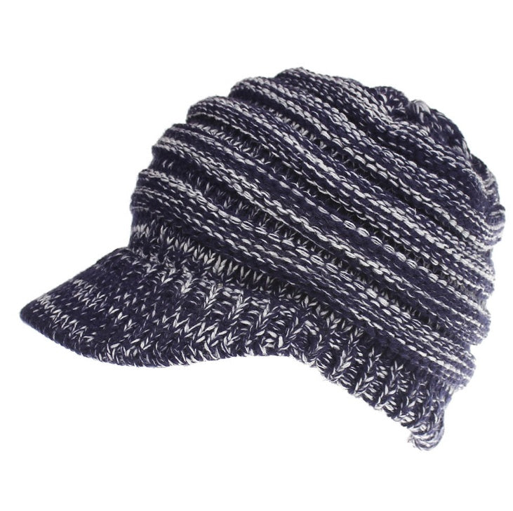 Cozy Knit Ponytail Beanies: Stylish Winter Hats for Women, Soft and Warm Skull Caps