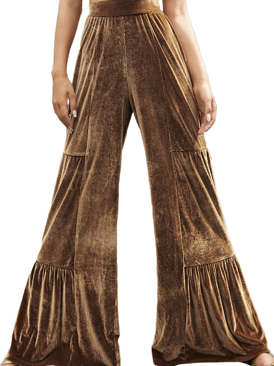 Women's Solid Color Fashion Wide-leg Pants