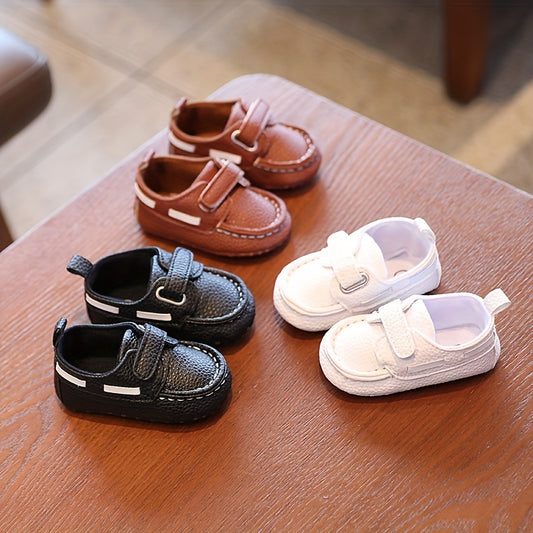 👶 First Walker Shoes: Lightweight Hook-and-Loop Fastener Shoes for Baby Boys