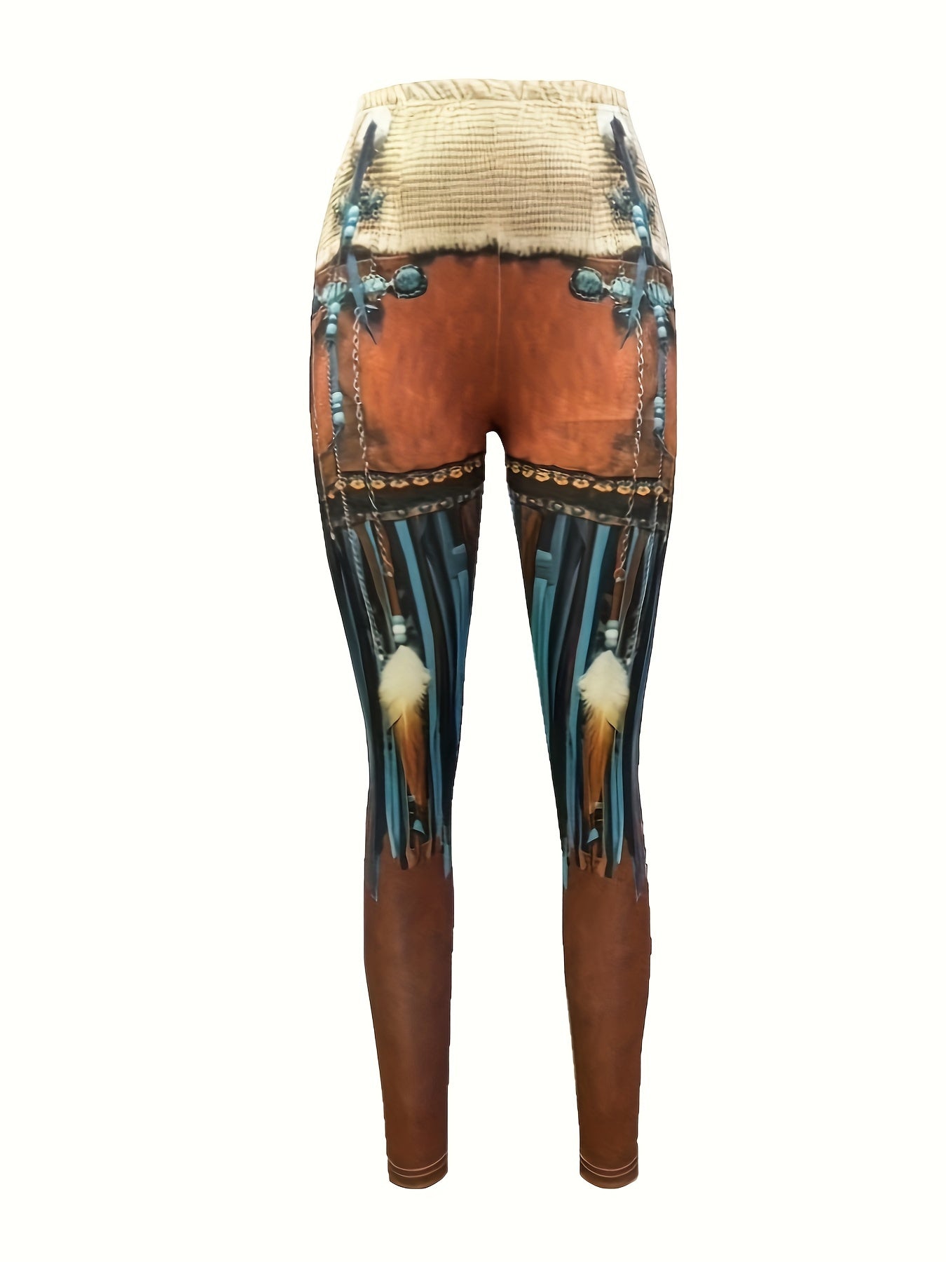 🌵 Western Vibe: Ethnic Print Skinny Leggings ✨