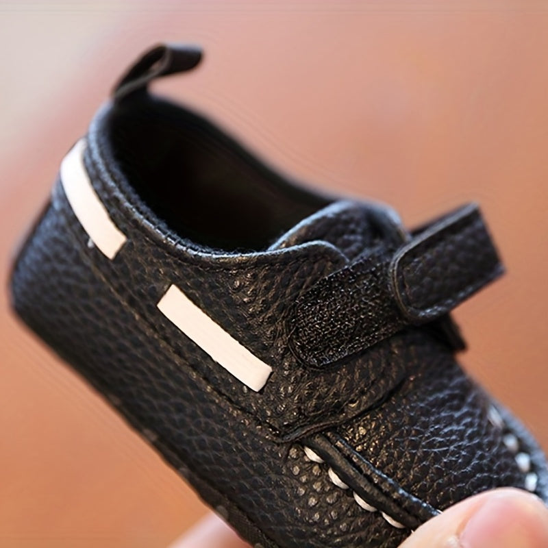 👶 First Walker Shoes: Lightweight Hook-and-Loop Fastener Shoes for Baby Boys