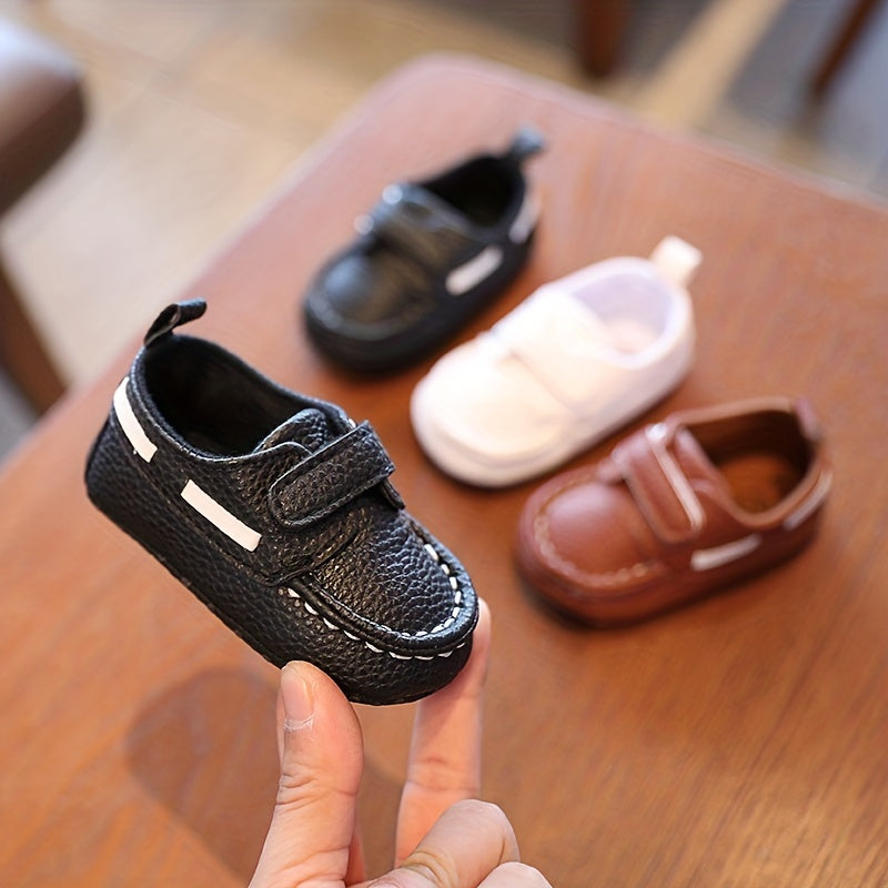 👶 First Walker Shoes: Lightweight Hook-and-Loop Fastener Shoes for Baby Boys