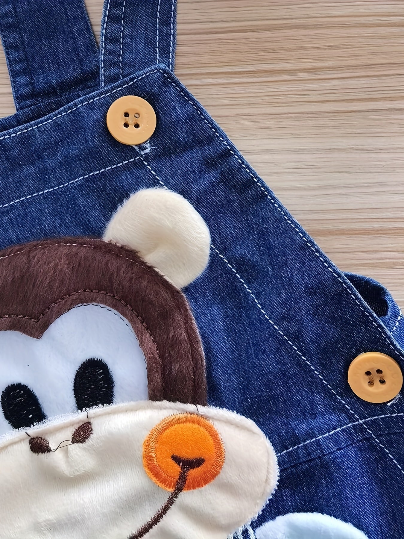 🐒 Adorable Monkey-Patterned Overalls for Boys & Girls - Perfect for Summer Fun! 🌞