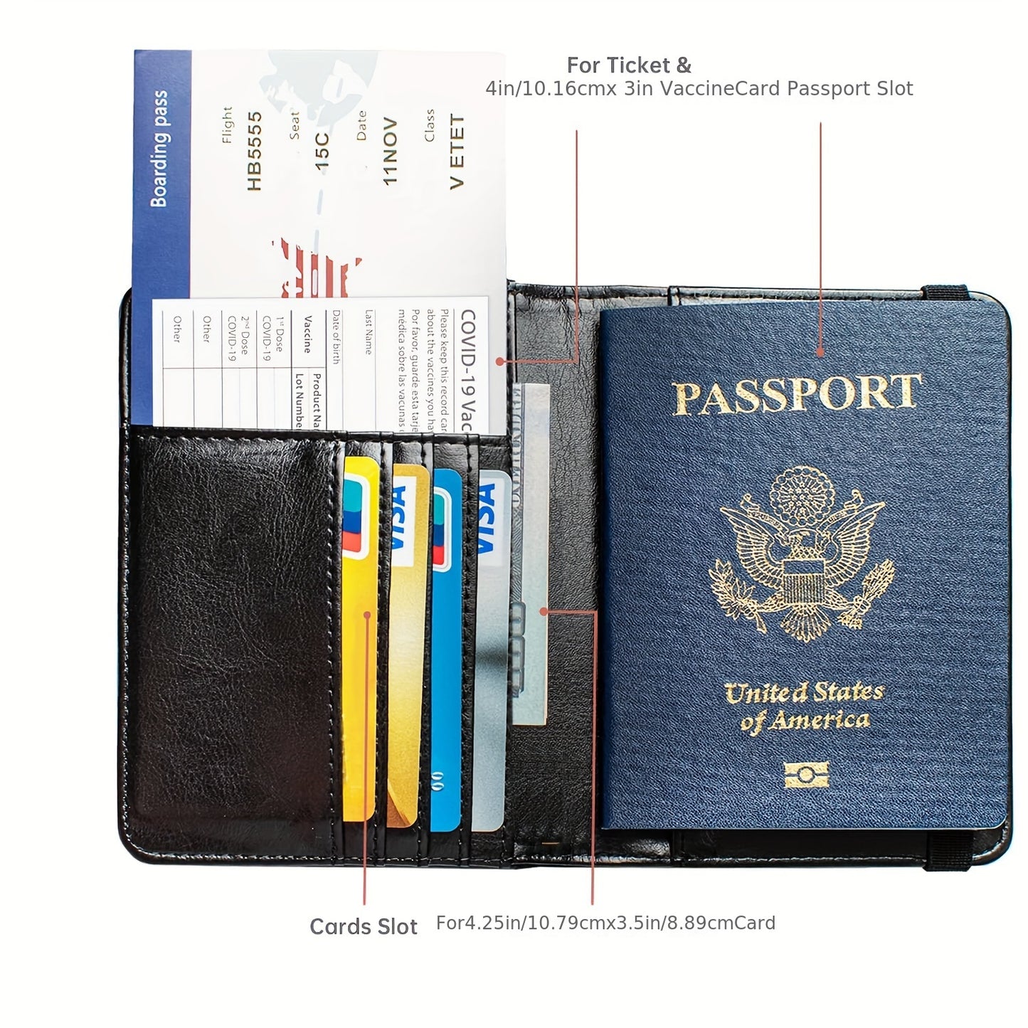 🛂 Customizable Passport Holder Wallet