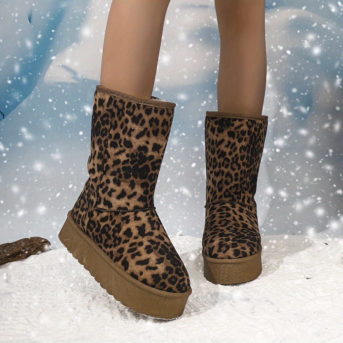 Wildly Cozy Leopard Print Snow Boots 🐆