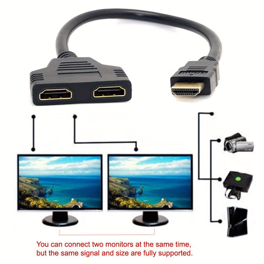 📺 Dual View 1080P HDTV Splitter Cable 🔄