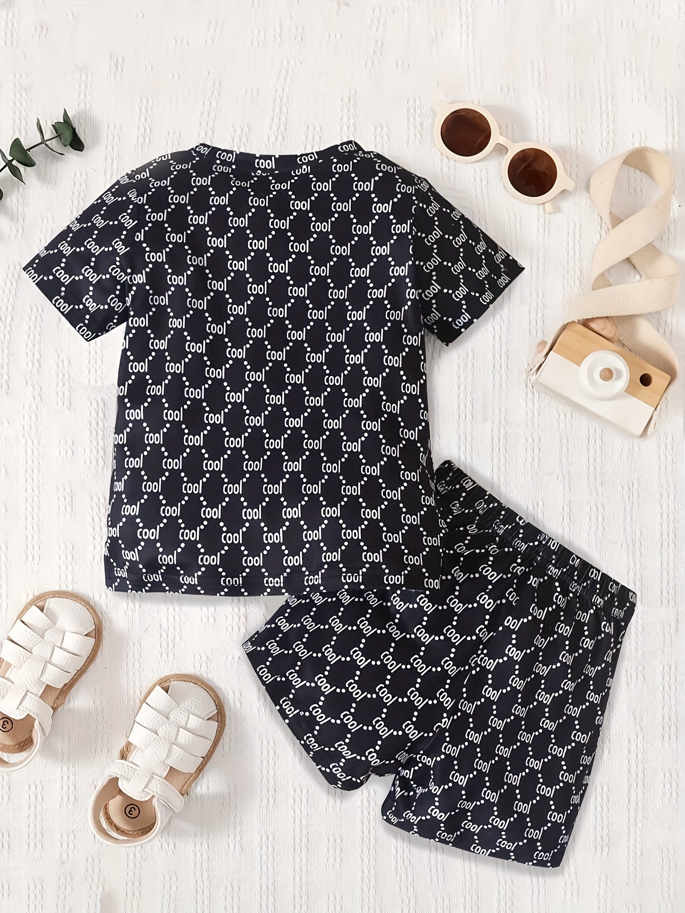 👶 2-Piece Baby Boys' "MAMA'S BOY" Summer Outfit Set 👶