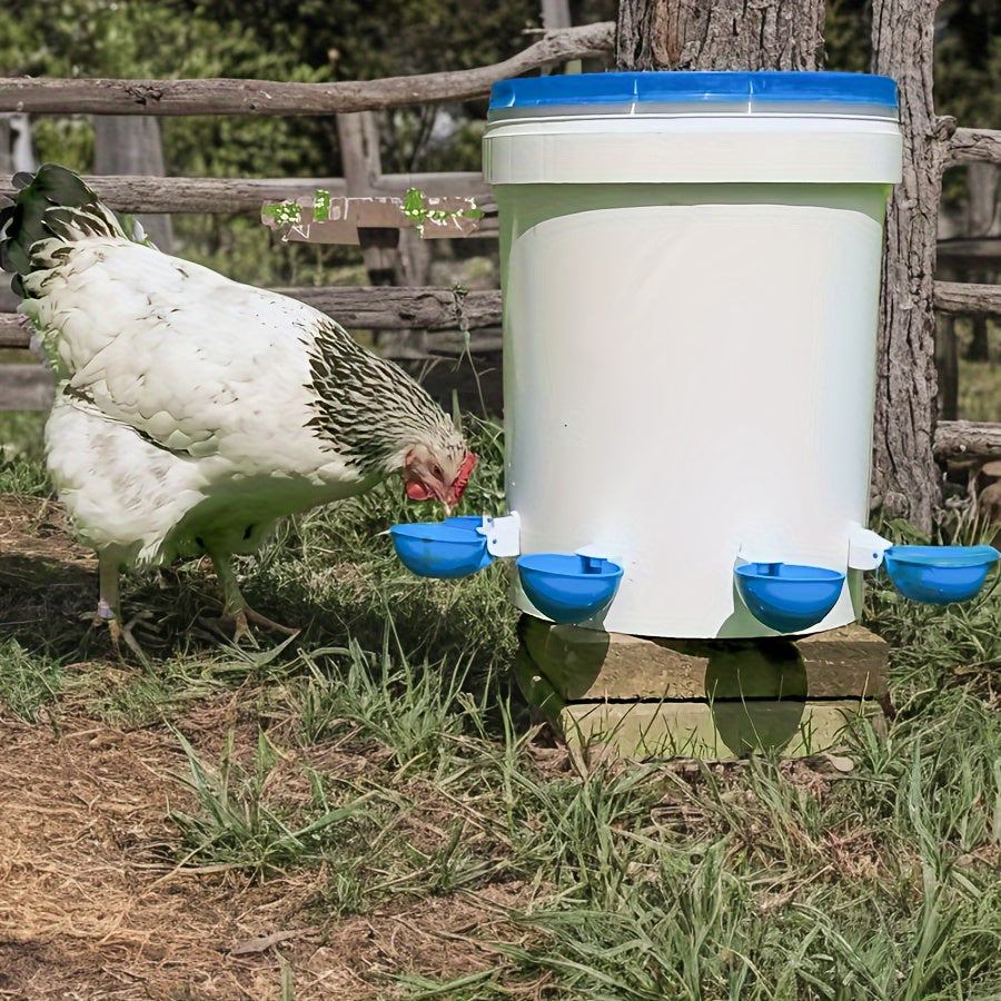 🐔 Farm Fresh Automatic Waterer Cups - 4 Pack 🥤🌾