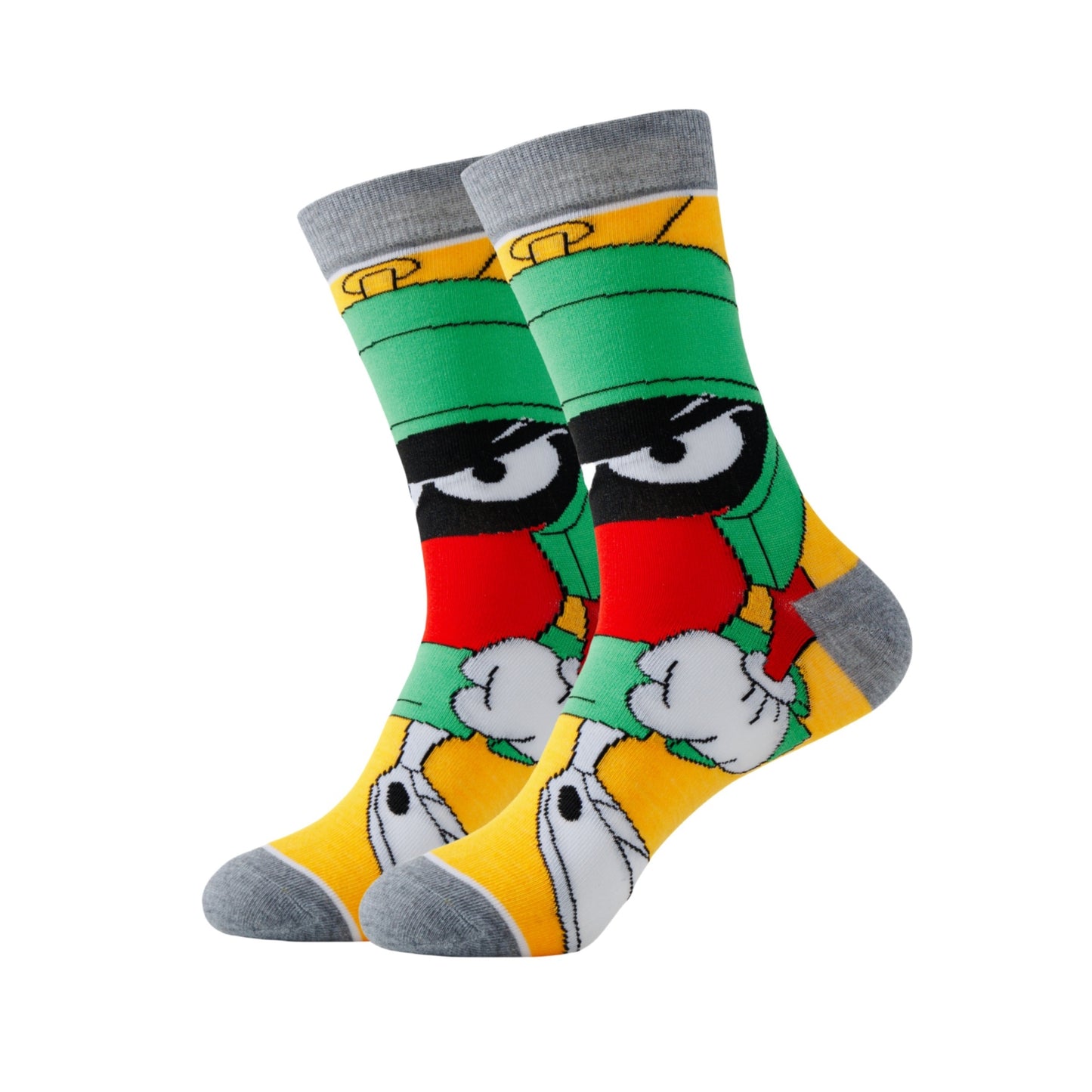 🎨 5/10/20 Pairs Boys' Animated Characters Mid-Calf Socks – Comfy, Breathable, and Sweat-Absorbing 🌟