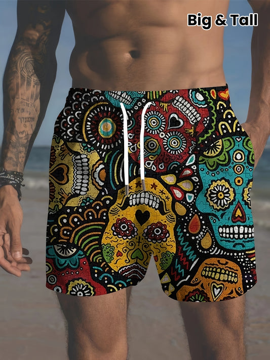 Skull Vibes Board Shorts 💀🌊