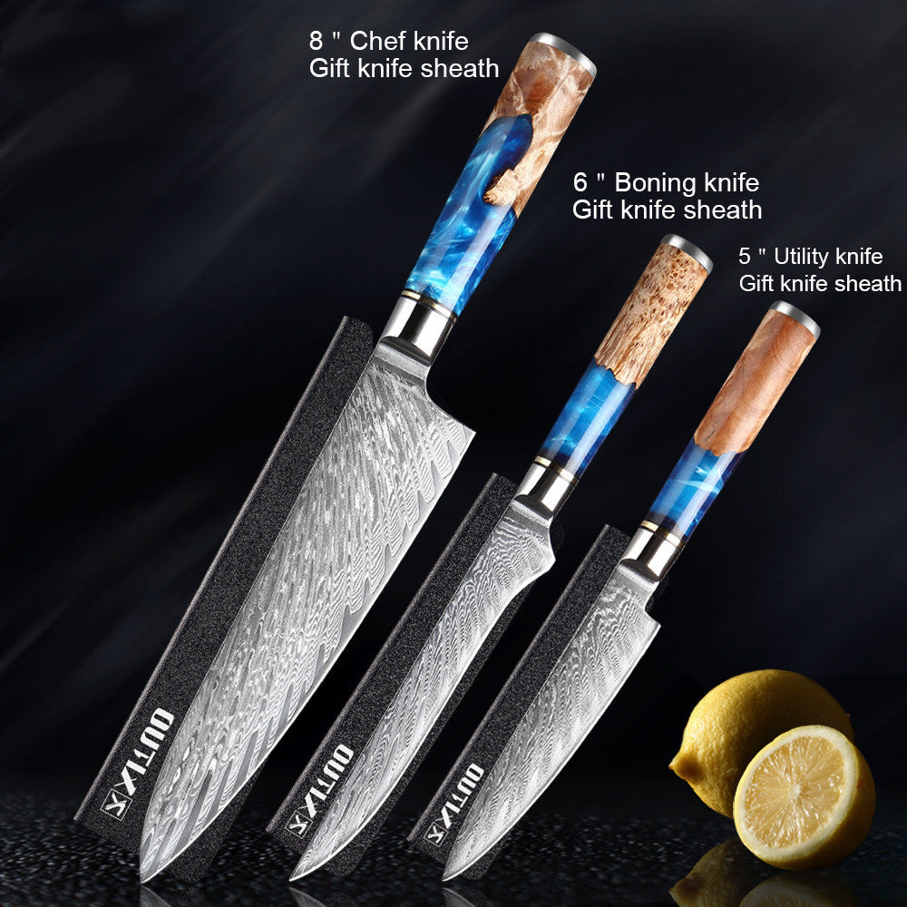 Culinary Edge Knife Set: Chef's Knife and Meat Chopping Knife for Masterful Cooking