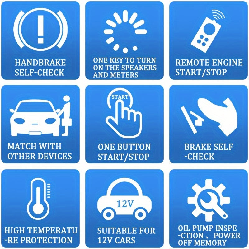 Car One-Button Start Engine Switch